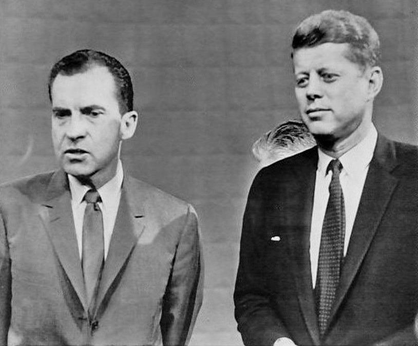 Kennedy_Nixon_debate_first_Chicago_1960